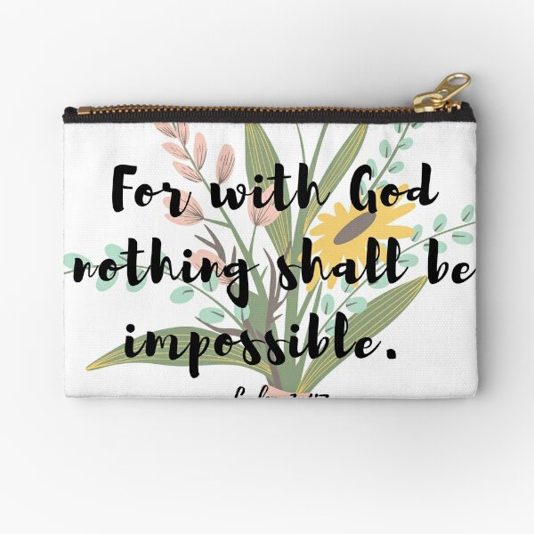 Bible Verse Zipper Pouches for Sale