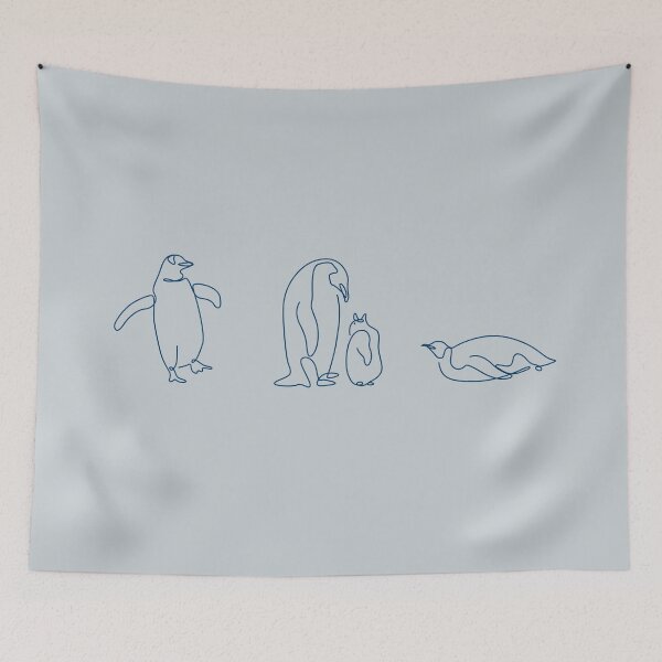 Item preview, penguin(white/ light grey) designed and sold by spacebuzzz . jase.
