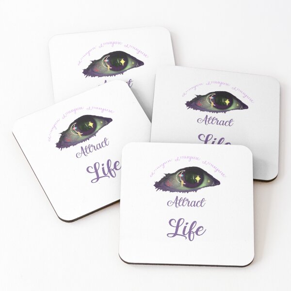 Item preview, "Create Your Life: Imagine" eye graphic art designed and sold by AyeAyeBeans.