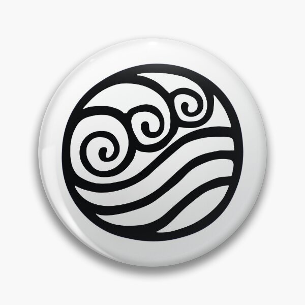 Item preview, Avatar Water Tribe Symbol Black and White designed and sold by 4NationArt.