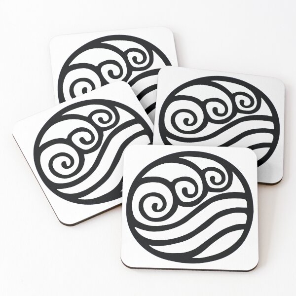 Item preview, Avatar Water Tribe Symbol Black and White designed and sold by 4NationArt.