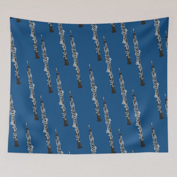 Item preview, Oboe on blue designed and sold by kobyakov.