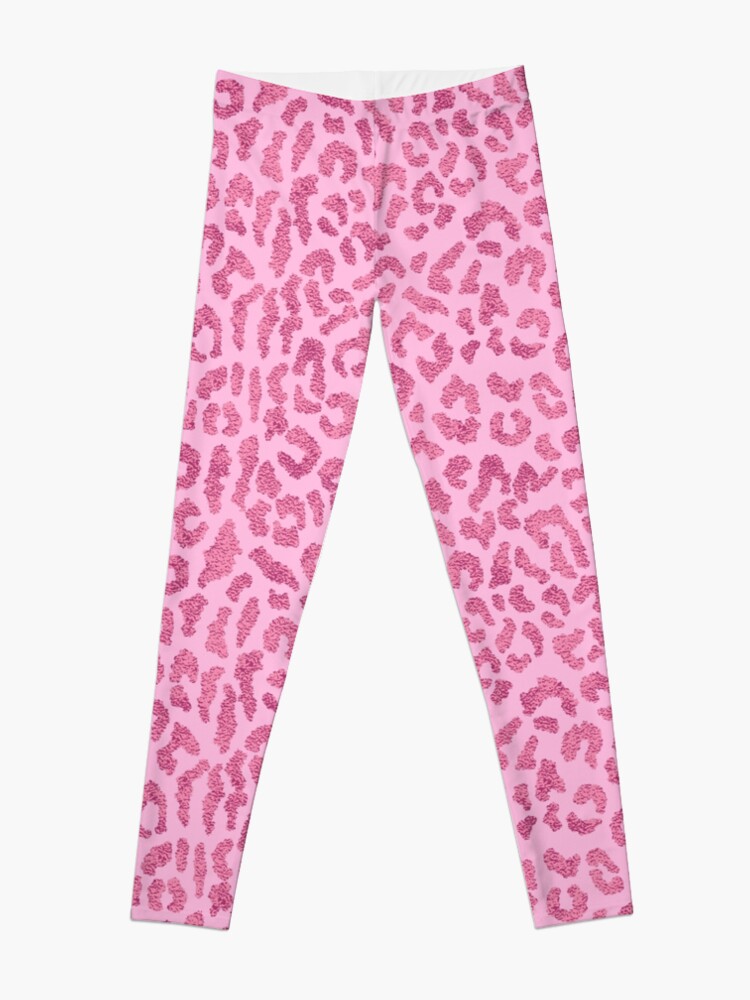 Hot Pink Leopard All Over Print Leggings