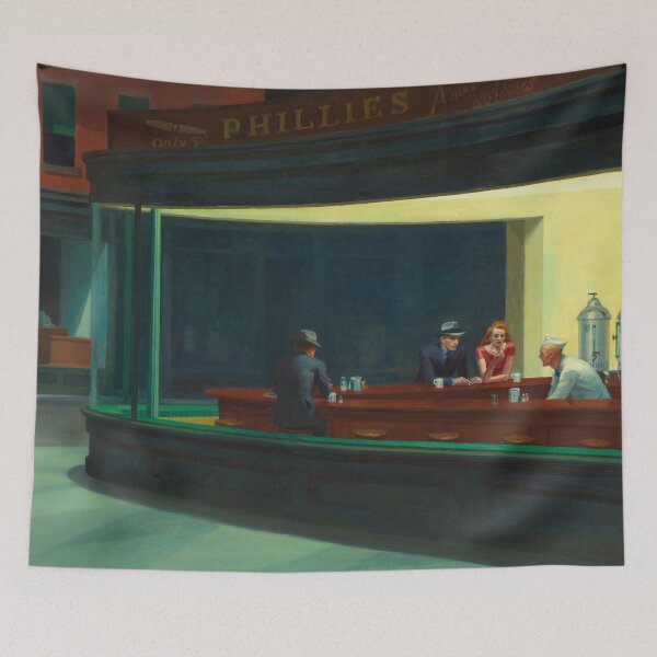 Item preview, Nighthawks - Edward Hopper designed and sold by themasters.