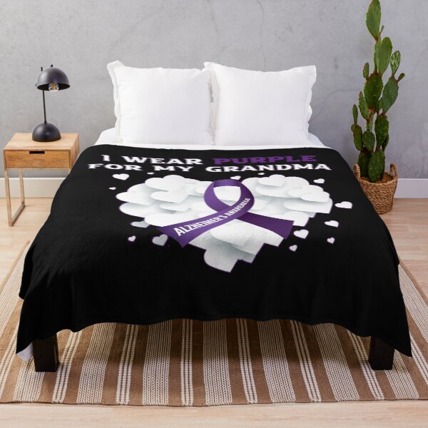 Item preview, I Wear Purple For My Grandma Support Awareness T-Shirt T-Shirt designed and sold by bestdesigns2020.