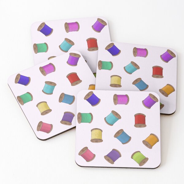 Item preview, Rainbow Sewing Thread Bobbins designed and sold by Attic of Oddities.