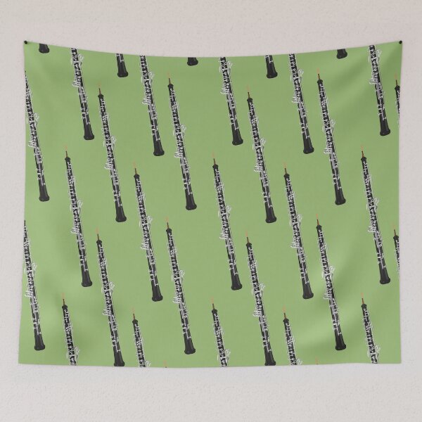 Item preview, Oboe on light green designed and sold by kobyakov.