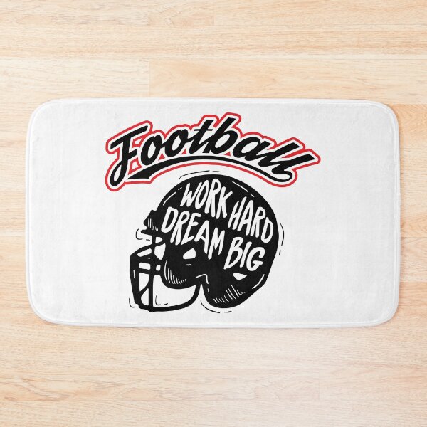 Item preview, Football Work Hard, Dream Big, With Football Helmet designed and sold by 4AllTimes.