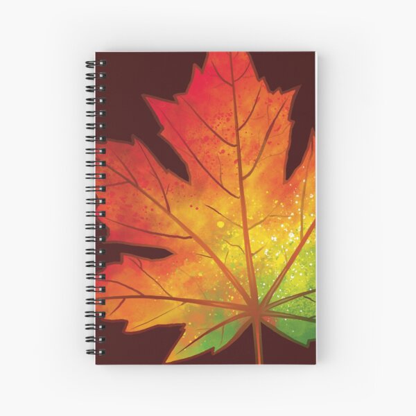 Item preview, Pretty maple leaf changing rainbow colors designed and sold by arterialmotive.