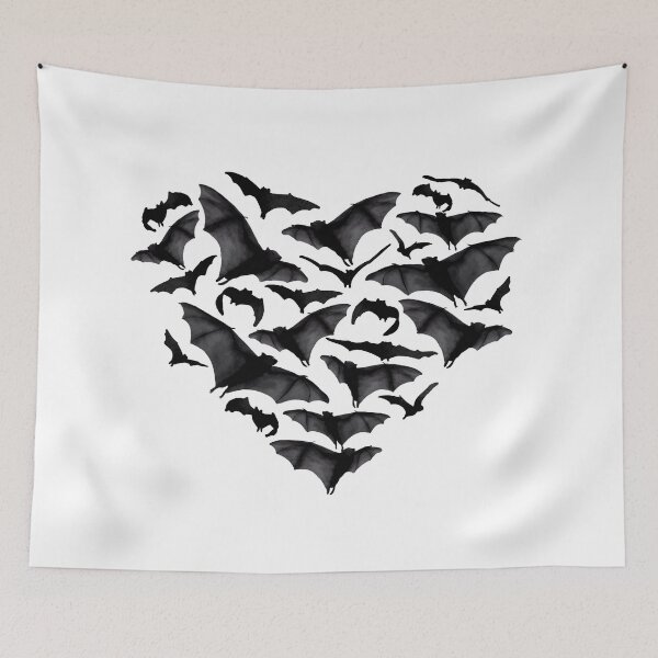 Item preview, Bat Love Heart Shape  designed and sold by marta-maria.