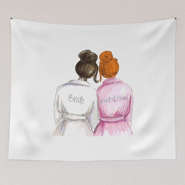 Item preview, Maid of Honor Gift Proposal | Best Wedding Gift for Bride | Bride Gift from MOH | Bridal Shower Gift for Her | Maid of Honor Gift from Bride (Brunette & Redhead) designed and sold by premiertreats.