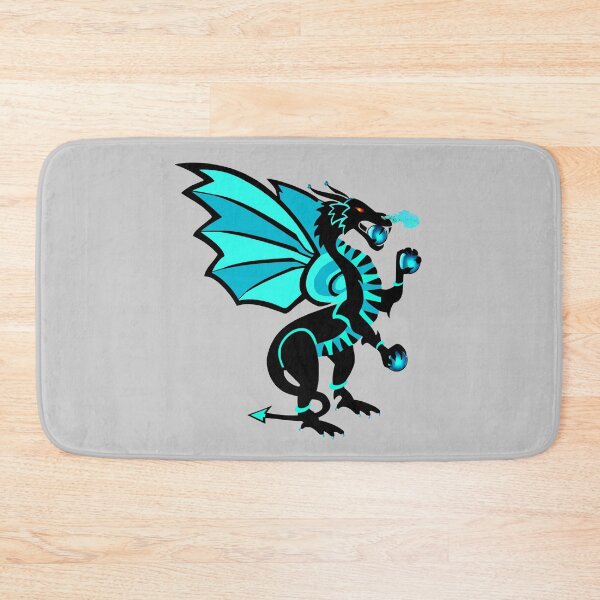Item preview, Blue and black dragon guardian of blue pearls designed and sold by Astralia.