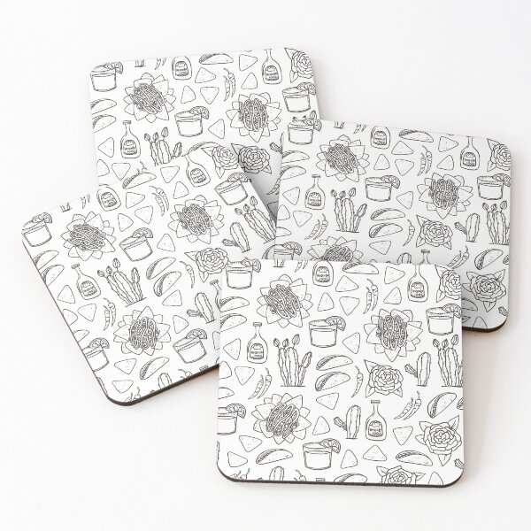 Item preview, Mexican food pattern designed and sold by HelgaScand.