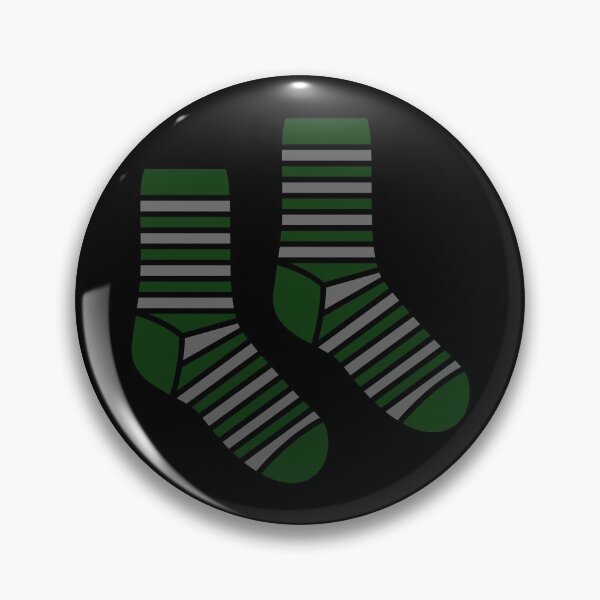 Item preview, Cute Magical Green and Ash Socks designed and sold by fantasy-bubble.