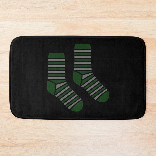 Item preview, Cute Magical Green and Ash Socks designed and sold by fantasy-bubble.