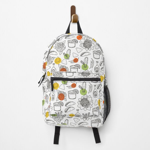 Item preview, Mexican food pattern (+colors) designed and sold by HelgaScand.