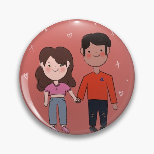 Item preview, Boyfriend and I - Red Background  designed and sold by brookekatieart.