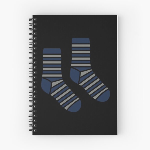 Item preview, Cute Magical Blue and Ash Socks designed and sold by fantasy-bubble.