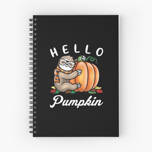 Item preview, Hello Pumpkin - Cute Fall Sloth Autumn Leaves Foliage designed and sold by pablomendoza.