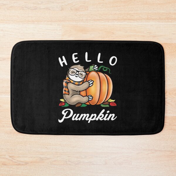 Item preview, Hello Pumpkin - Cute Fall Sloth Autumn Leaves Foliage designed and sold by pablomendoza.