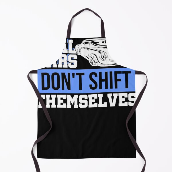 Item preview, Real Cars dont shift themselves Mechanic shirt designed and sold by Grinover.