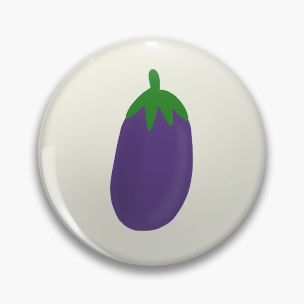 Rude Emoji Aubergine Eggplant 25mm 1" Pin Badge Button Emoticon Funny Novelty Rude Emoji Aubergine Eggplant 25mm 1" Pin Badge Button Emoticon Funny Novelty