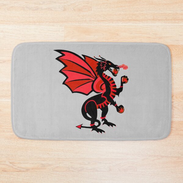 Item preview, Red and black dragon guardian of pearls designed and sold by Astralia.