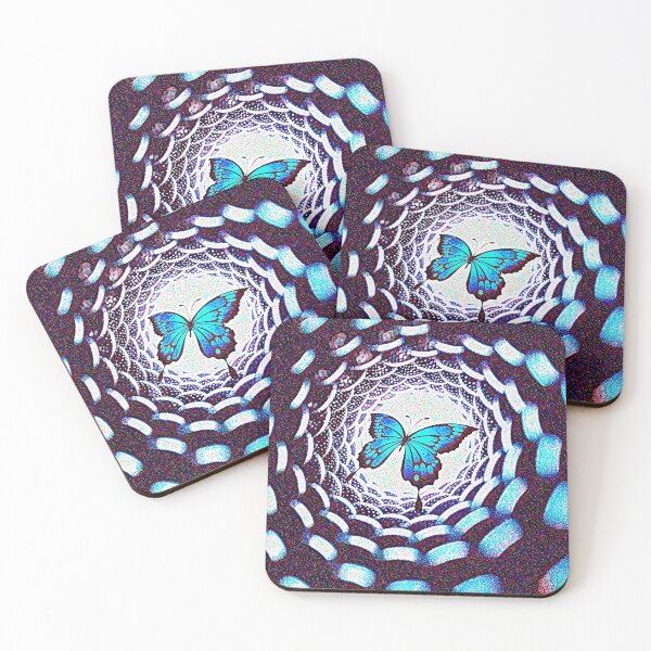 Item preview, Butterfly flying into a portal, butterfly effect designed and sold by helenkaiy.
