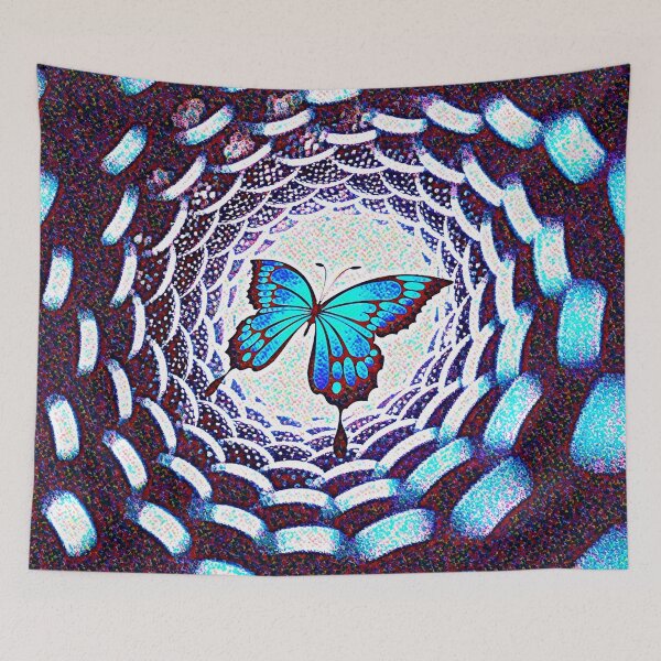 Item preview, Butterfly flying into a portal, butterfly effect designed and sold by helenkaiy.