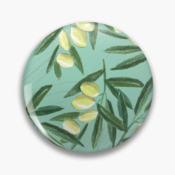 Item preview, Olives on light green background designed and sold by Irina Ivanova.