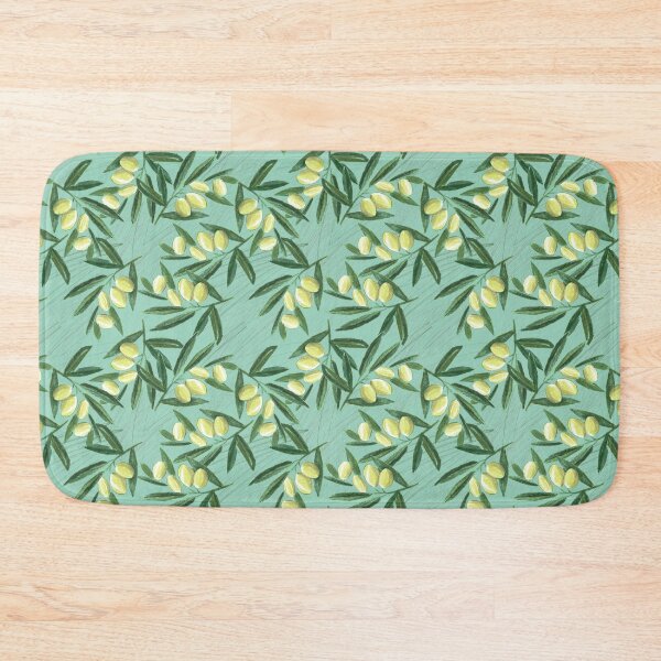Item preview, Olives on light green background designed and sold by Irina Ivanova.