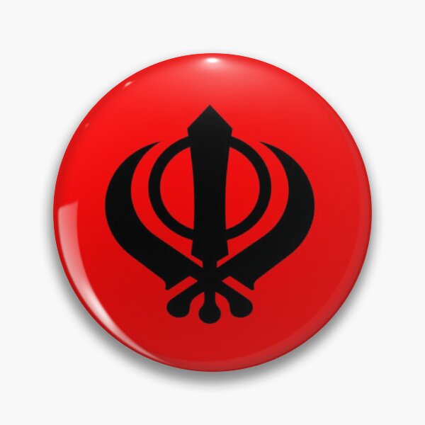 Item preview, Sikh Symbol (Black) designed and sold by sagar96.