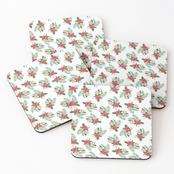 Item preview, Tropical Christmas Hibiscus and Palm Fronds designed and sold by AlteredAtelier.