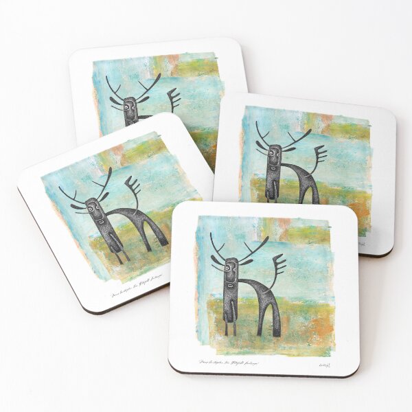 Item preview, Moose Contraption Near Waterfall Landscape designed and sold by KenRinkel.