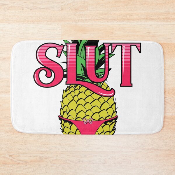 Item preview, Funny Vintage Pineapple Slut Yellow G-String print designed and sold by Lisbob.