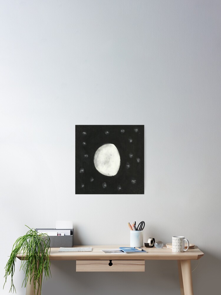 Thumbnail 2 of 3, Poster, Moon Phase 2 designed and sold by Eiloon.