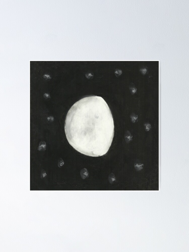 Thumbnail 1 of 3, Poster, Moon Phase 2 designed and sold by Eiloon.