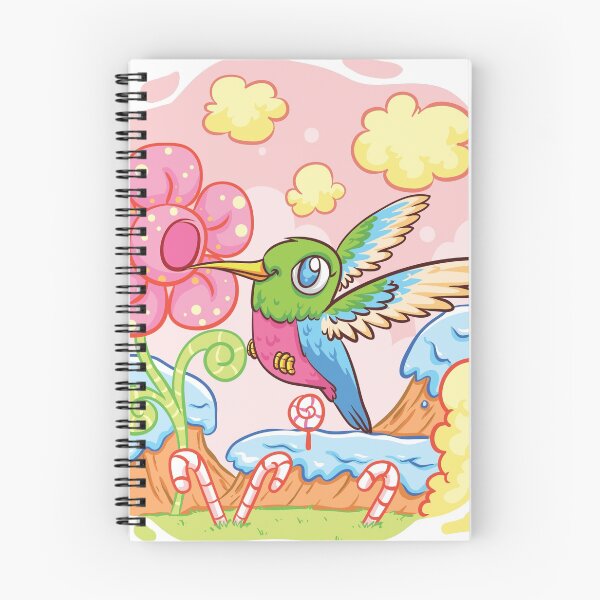 Item preview, Cute Hummingbird Visiting Candy Land designed and sold by MissCookieFairy.