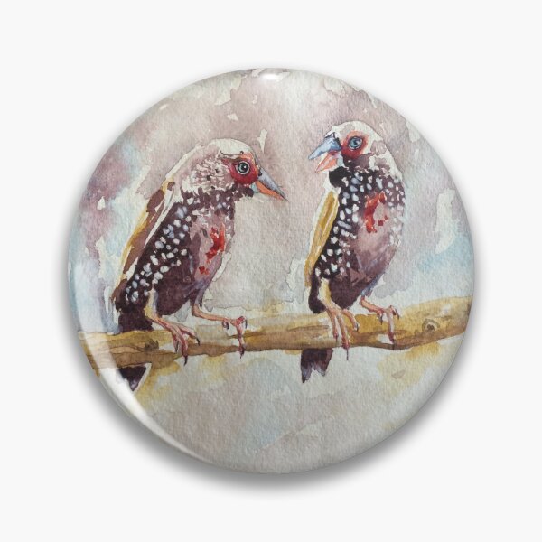 Item preview, Painted Finches designed and sold by TASHHOFER.