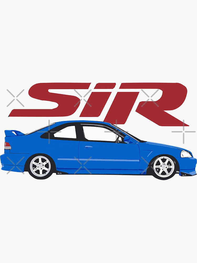 Vinyl Racing Decal Sticker For Type R Logo Honda Civic Acura Auto Car Turbo  JDM