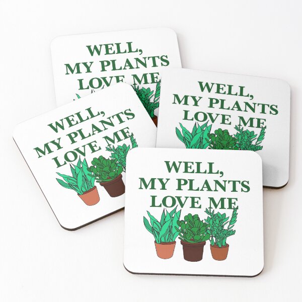 Item preview, Well, My Plants Love Me (with Houseplants Illustration) designed and sold by ClickForMore.