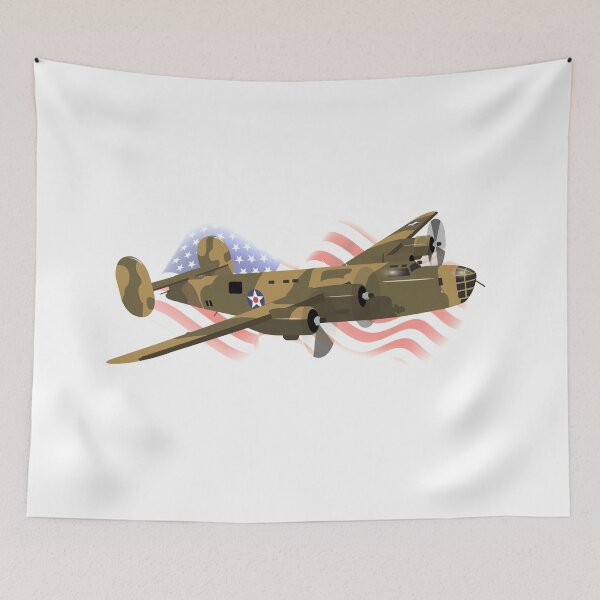 Item preview, Patriotic B-24 Liberator WW2 Heavy Bomber designed and sold by NorseTech.