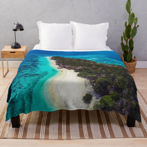 Item preview, Playa desierta rodeada de aguas azules designed and sold by viknitov.