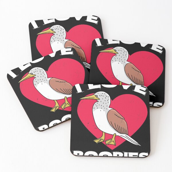 Item preview, Funny I Love Boobies Gift design for Birdwatchers print designed and sold by Lisbob.