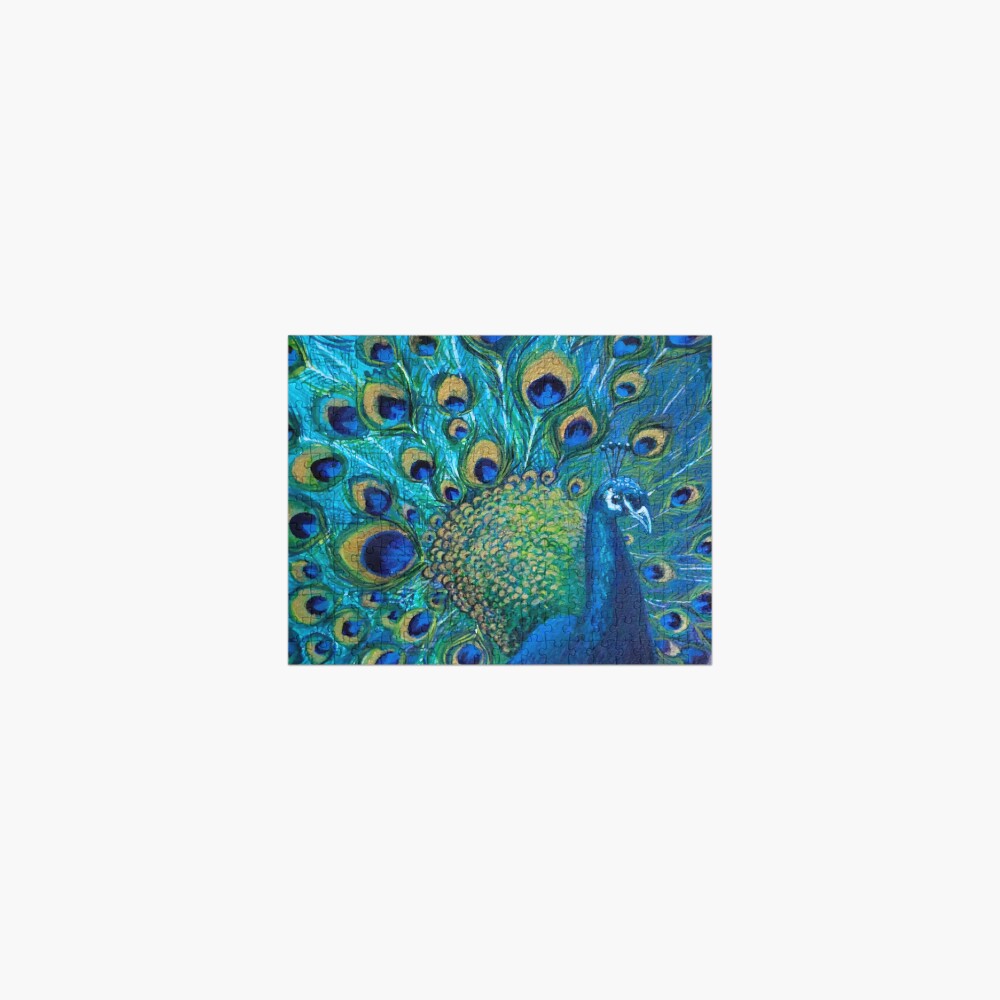 Full Glory Peacock Jigsaw Puzzle