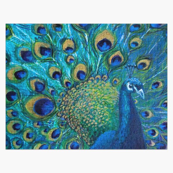 Full Glory Peacock Jigsaw Puzzle