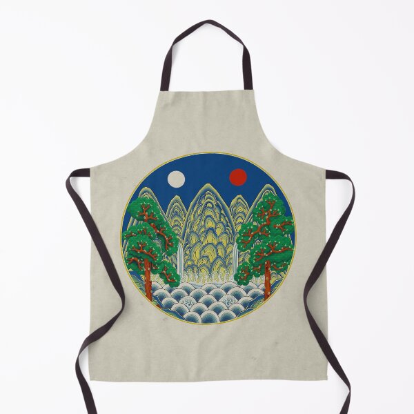 Item preview, Five peaks of the sun and moon: King’s painting Type A (Minhwa-Korean folk art) designed and sold by minsillust.