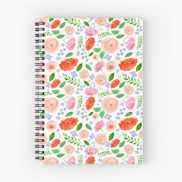 Item preview, Pink Watercolor floral Pattern designed and sold by EtherealSkyShop.