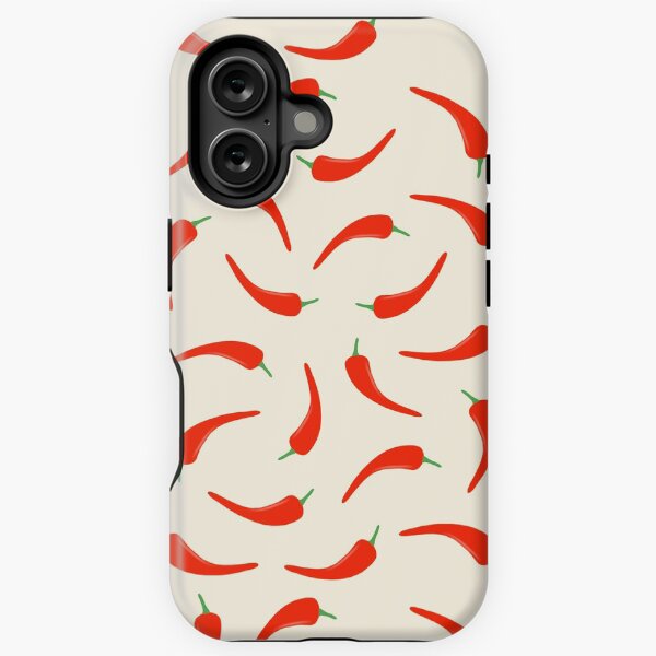 Item preview, Red chili pepper pattern off-white designed and sold by Dieuwbieus.