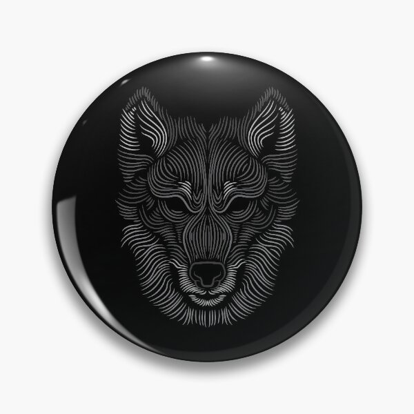 Item preview, Wolf Head - Line Art Grapic - Animal Drawing designed and sold by anziehend.